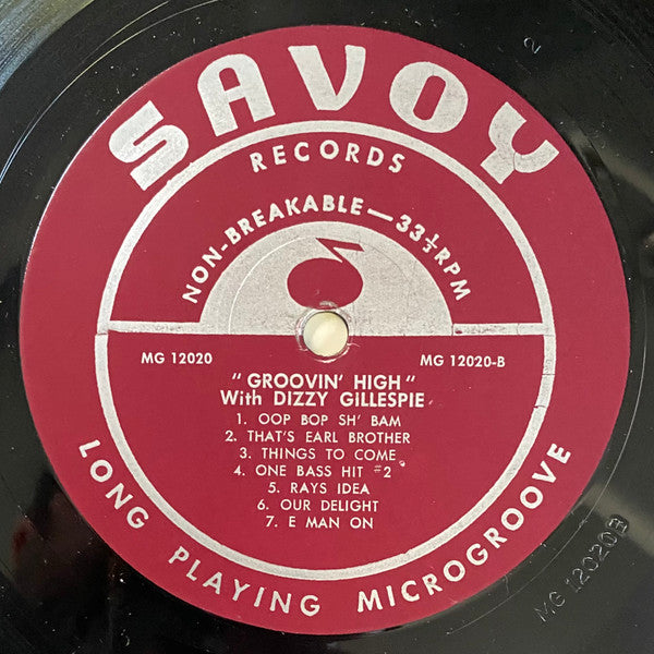 Dizzy Gillespie : Groovin' High (LP, Comp, Mono, RE)