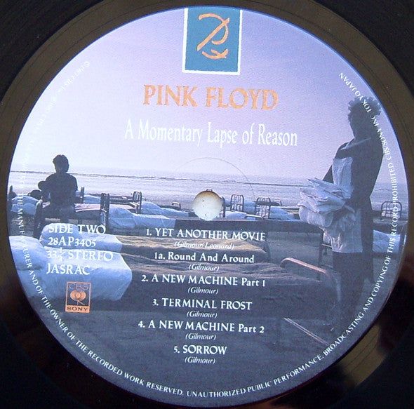 Pink Floyd : A Momentary Lapse Of Reason = 鬱 (LP, Album, Gat)