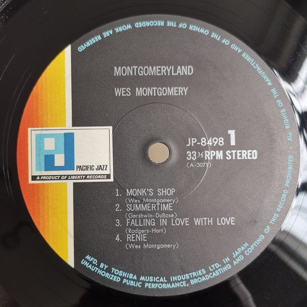 Wes Montgomery : Montgomery Land (LP, Album, S/Edition)