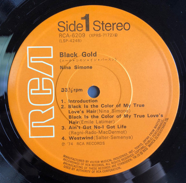 Nina Simone : Black Gold (LP, Album)