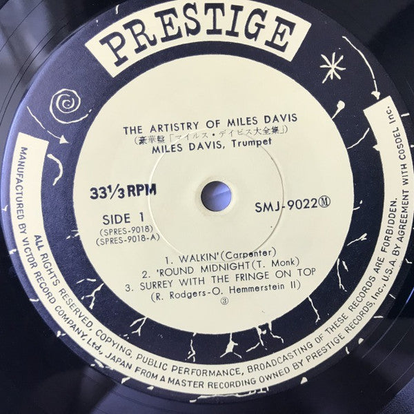 Miles Davis : The Artistry Of Miles Davis (2xLP, Comp, Mono)