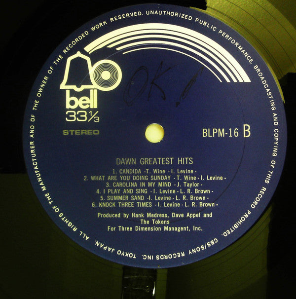 Dawn (5) : Greatest Hits (LP, Comp)