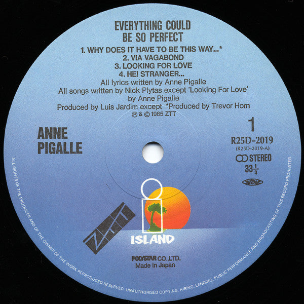 Anne Pigalle : Everything Could Be So Perfect... (LP, Album)