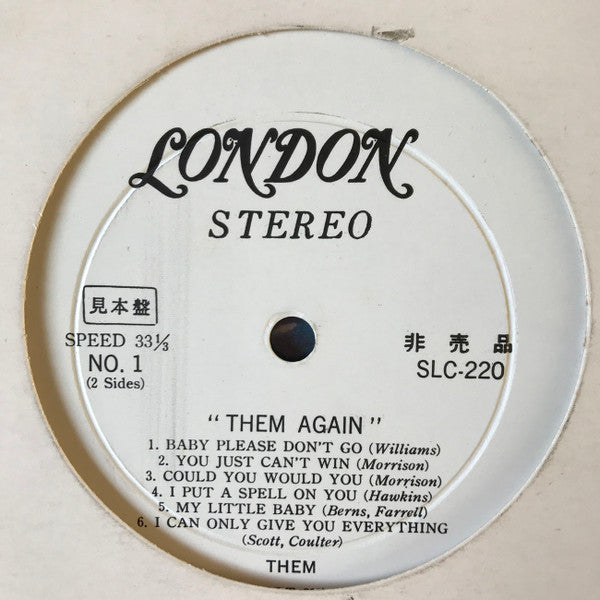 Them (3) : Them Again = ゼム・アゲイン!! (LP, Comp, Promo)