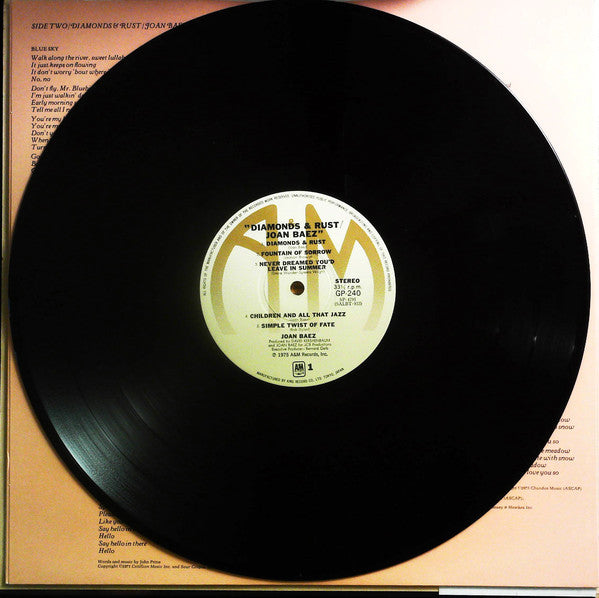 Joan Baez : Diamonds & Rust (LP, Album)