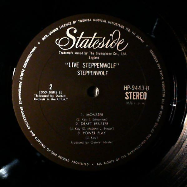 Steppenwolf : Live (2xLP, Album)