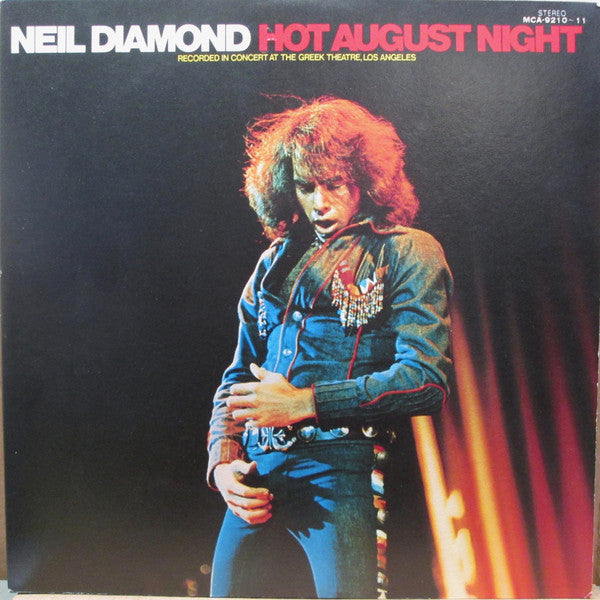 Neil Diamond : Hot August Night (2xLP, Gat)