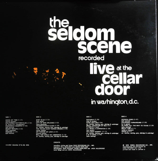 The Seldom Scene : Live At The Cellar Door (2xLP, Gat)
