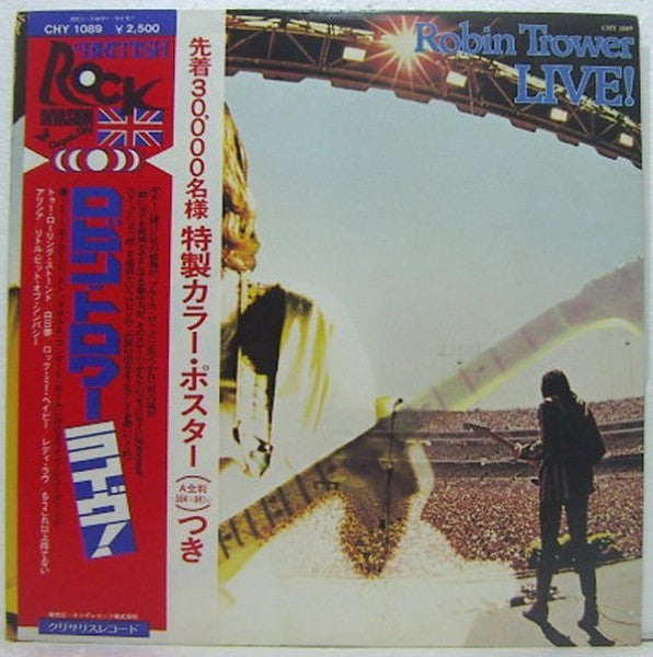 Robin Trower : Robin Trower Live! (LP, Album, Ltd, Ini)