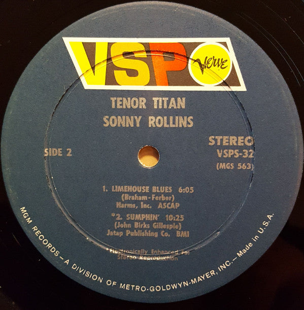 Sonny Rollins : Tenor Titan (LP, Comp)