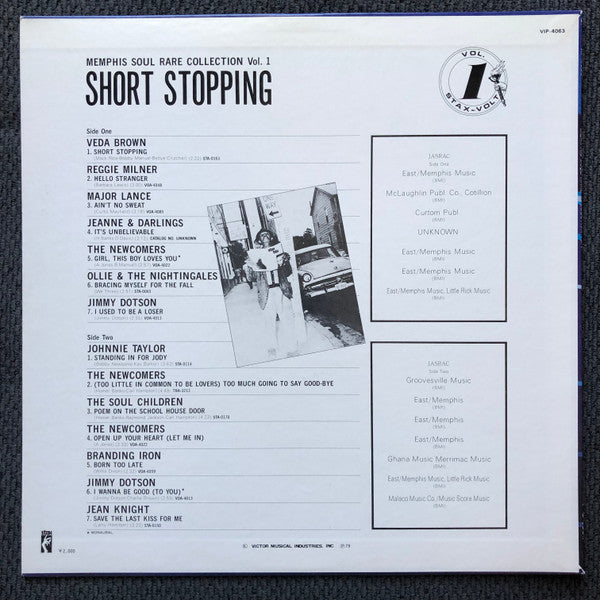 Various : Memphis Soul Rare Collection Vol.1 - Short Stopping (LP, Comp)