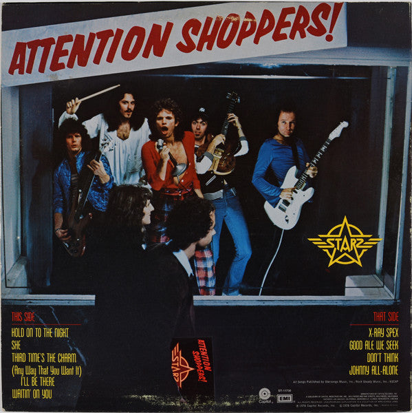 Starz (2) : Attention Shoppers! (LP, Album, Los)