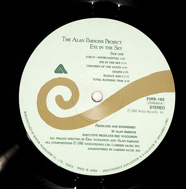The Alan Parsons Project : Eye In The Sky (LP, Album)