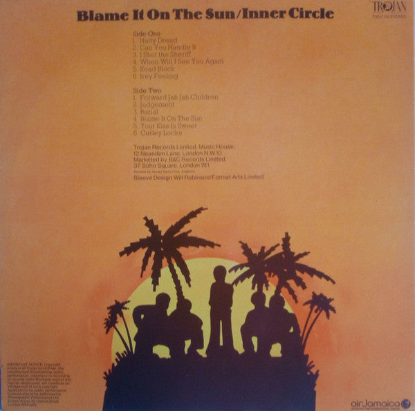 Inner Circle : Blame It On The Sun (LP, Album, RE)