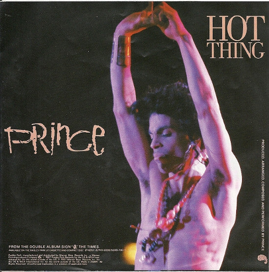 Prince = プリンス* : I Could Never Take The Place Of Your Man = プレイス・オブ・ユア・マン (7", Single)