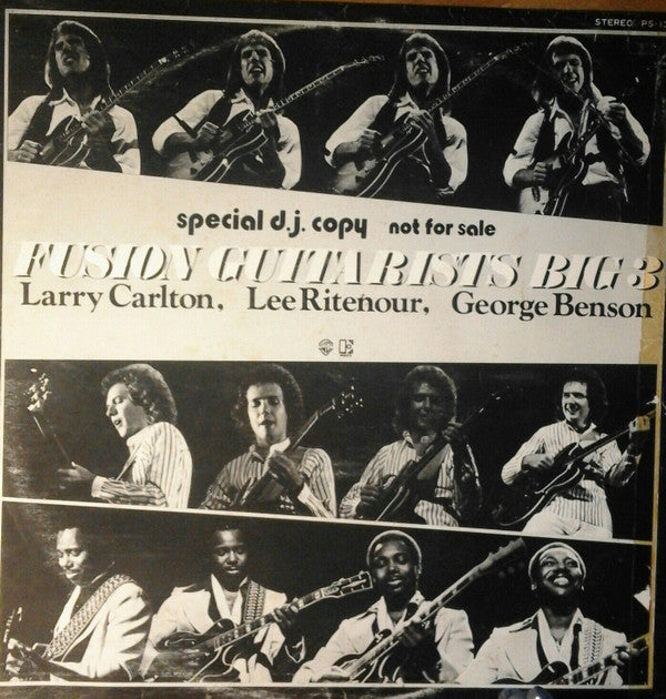 Larry Carlton, Lee Ritenour, George Benson : Fusion Guitarists Big 3 (LP, Comp, Promo)
