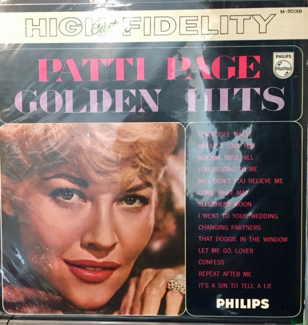 Patti Page : Patti Page Golden Hits (LP, Comp)