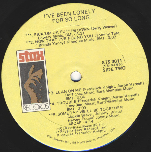 Frederick Knight : I've Been Lonely For So Long (LP, Album)