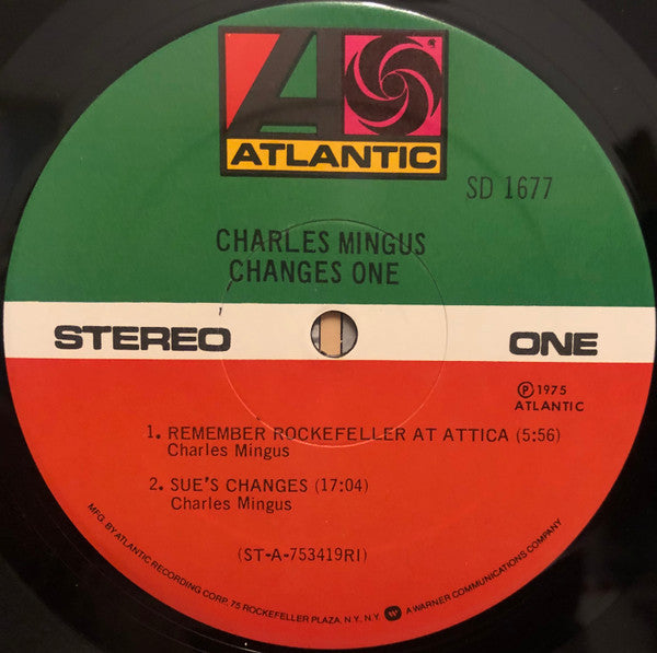 Charles Mingus : Changes One (LP, Album, RI )
