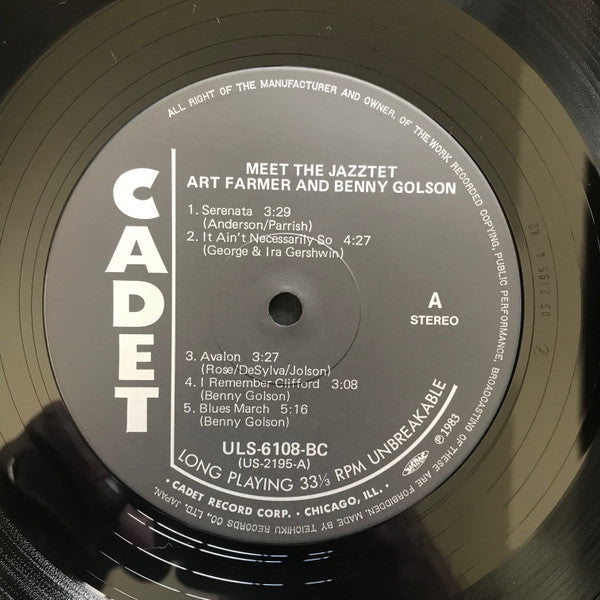 Art Farmer - Benny Golson : Meet The Jazztet (LP, Album, RE)