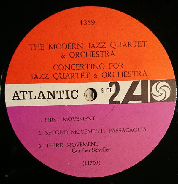 The Modern Jazz Quartet : The Modern Jazz Quartet & Orchestra (LP, Album, Mono, RP)