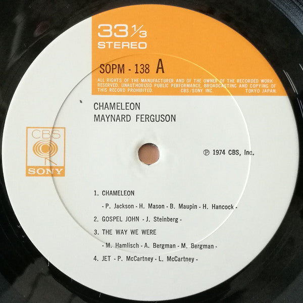 Maynard Ferguson : Chameleon (LP, Album)