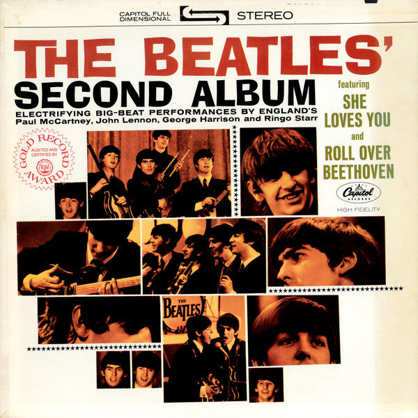 The Beatles : The Beatles' Second Album (LP, Album, RE, Win)