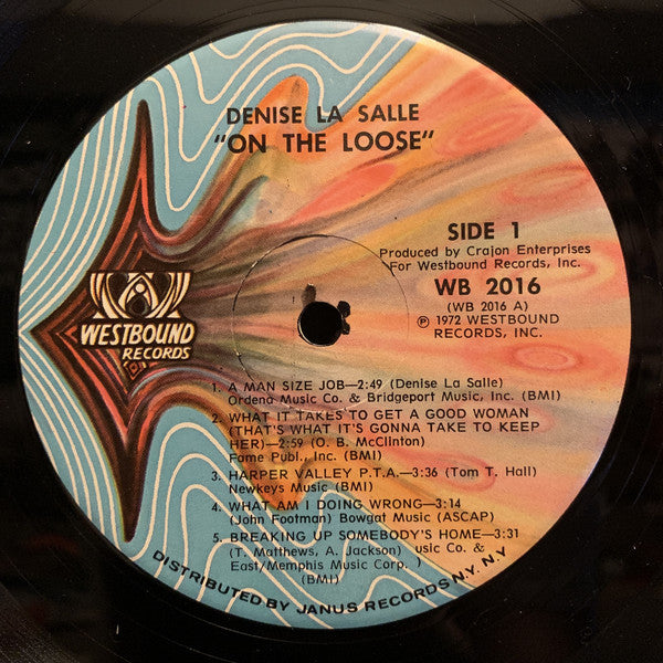 Denise La Salle* : On The Loose (LP, Album)