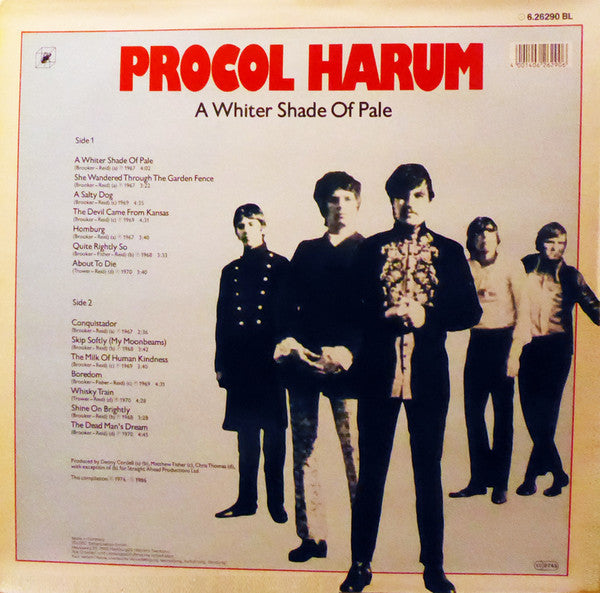 Procol Harum : A Whiter Shade Of Pale (LP, Comp)