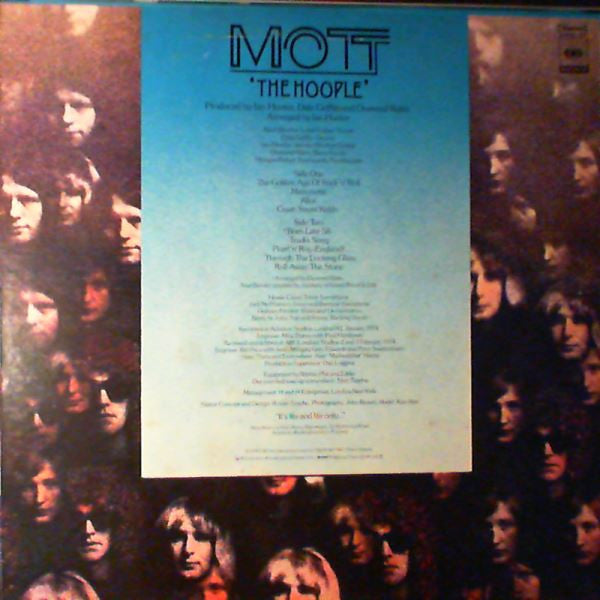 Mott The Hoople : The Hoople (LP, Album, Promo)