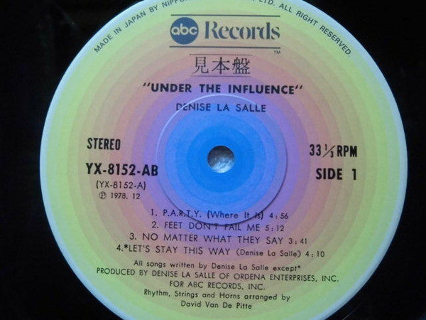 Denise LaSalle : Under The Influence (LP, Album, Promo)