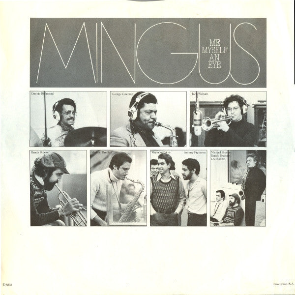 Mingus* : Me Myself An Eye (LP, Album, PR )