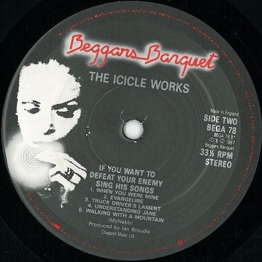 The Icicle Works : If You Want To Defeat Your Enemy Sing His Song (LP, Album)