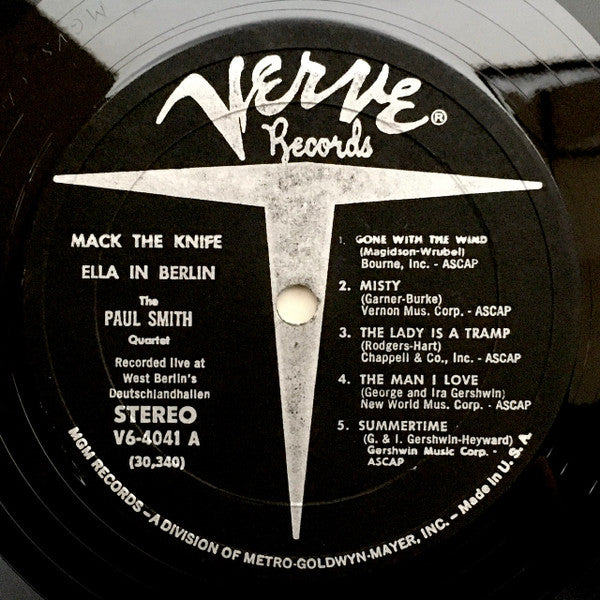 Ella Fitzgerald : Mack The Knife - Ella In Berlin (LP, Album, RP)