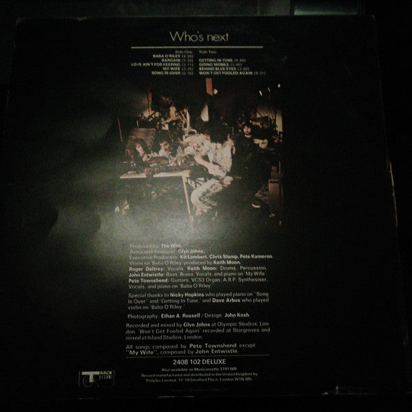 The Who : Who's Next (LP, Album, RE)