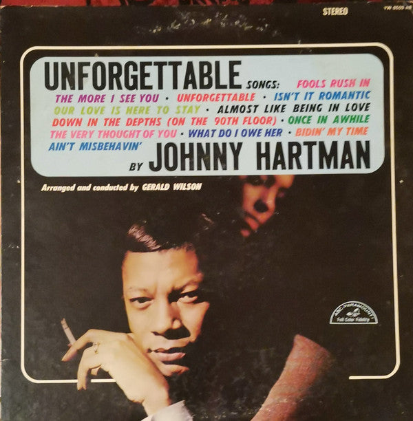 Johnny Hartman : Unforgettable Songs (LP, Album, RE)