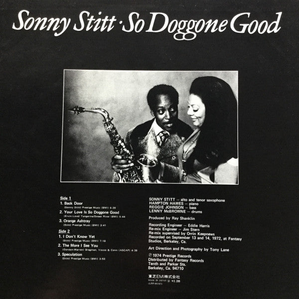 Sonny Stitt : So Doggone Good (LP, Album)