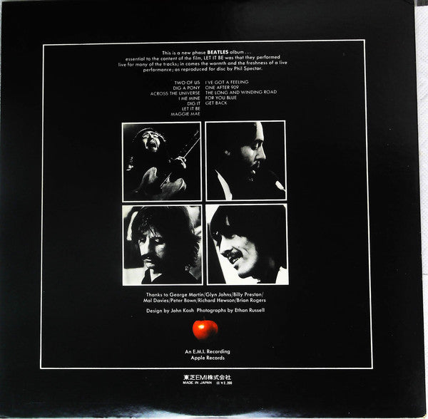 The Beatles = ザ・ビートルズ* : Let It Be = レット・イット・ビー (LP, Album, RE)