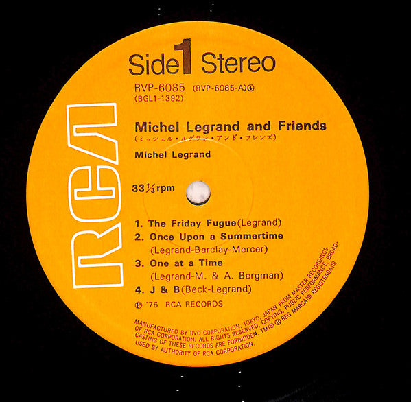 Michel Legrand : Michel Legrand And Friends (LP, Album)