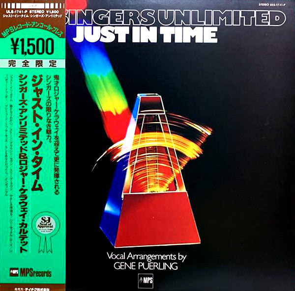 The Singers Unlimited : Just In Time (LP, Album, Ltd, RE)