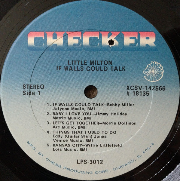 Little Milton : If Walls Could Talk (LP, Album, Lab)