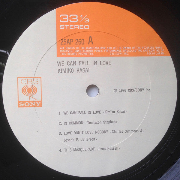 Kimiko Kasai : We Can Fall In Love (LP, Album)