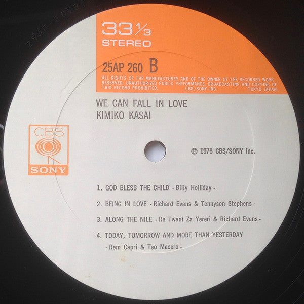 Kimiko Kasai : We Can Fall In Love (LP, Album)