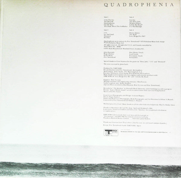 The Who : Quadrophenia (2xLP, Album, Gat)