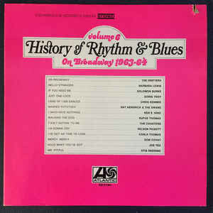 Various : History Of Rhythm & Blues  Volume 6  On Broadway 1963-64 (LP, Comp)
