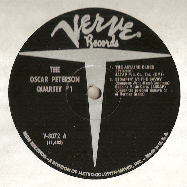 The Oscar Peterson Quartet : Oscar Peterson Quartet #1 (LP, Mono, RE)