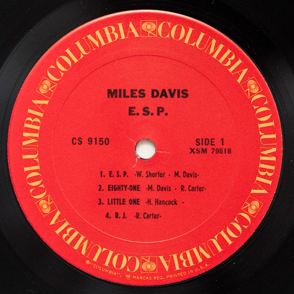 Miles Davis : E.S.P. (LP, Album, RE)