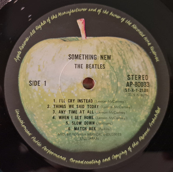 The Beatles : Something New (LP, Album, RE, Gat)