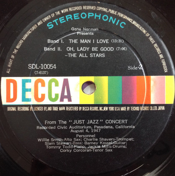 Lionel Hampton All Stars = ライオネル・ハンプトン・オール・スターズ* : Gene Norman Presents The "Original" Lionel Hampton Star Dust = ジーン・ノーマン提供"オリジナル"スター・ダスト (LP)