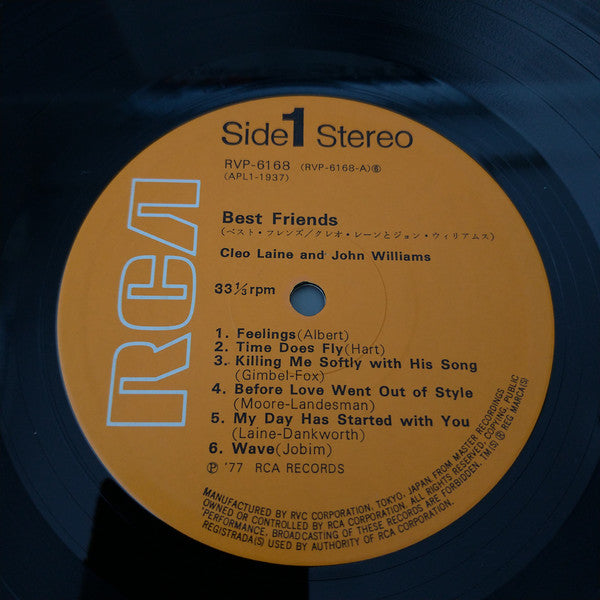 Cleo Laine And John Williams (7) : Best Friends (LP, Album)